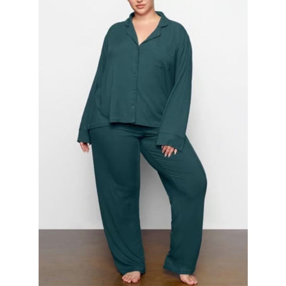 NWT! ! Skims Sleep logo-embroidered stretch-modal pyjamas 3X/3T